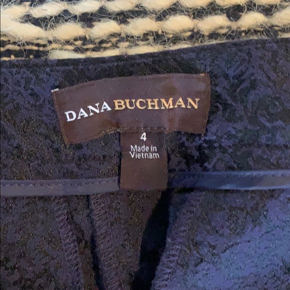Dana Buchman Pattered Pants Size 4 - Picture 2 of 6